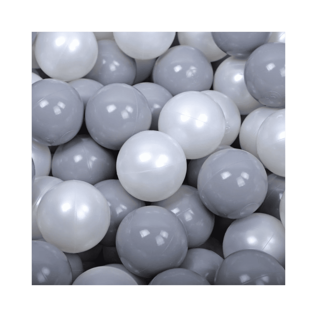Balles pour Piscine (200 ud) - Gray/White Pearl – Montessori pour enfant – photo 1