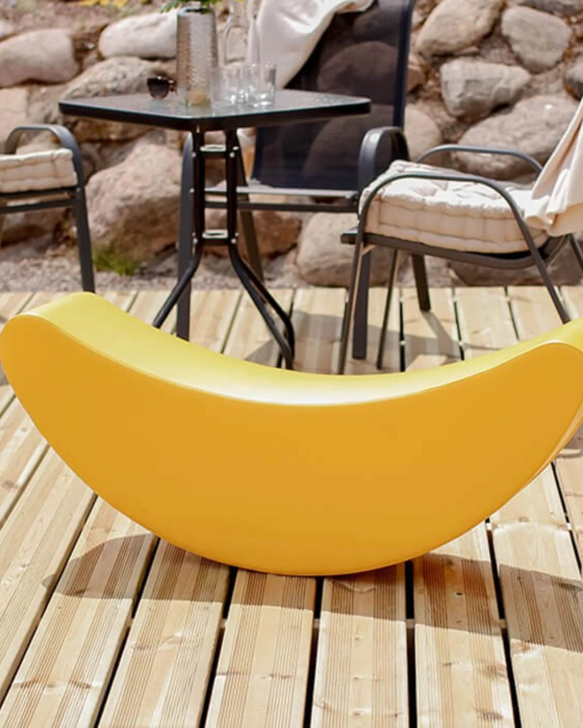 Bascule en Mousse "Soft Banana" – Équilibre & Motricité – Montessori pour enfant – photo 4