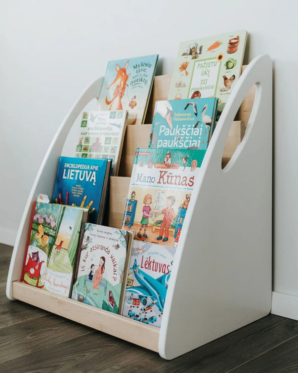 Bibliothèque Montessori avec rangement pour livres - 4 étagères – Montessori pour enfant – photo 1