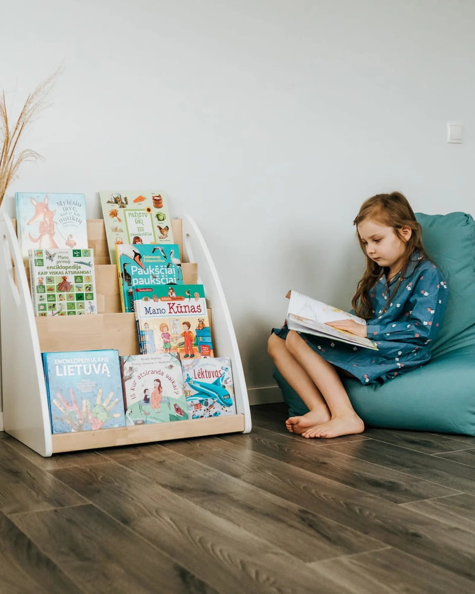 Bibliothèque Montessori avec rangement pour livres - 4 étagères – Montessori pour enfant – photo 1