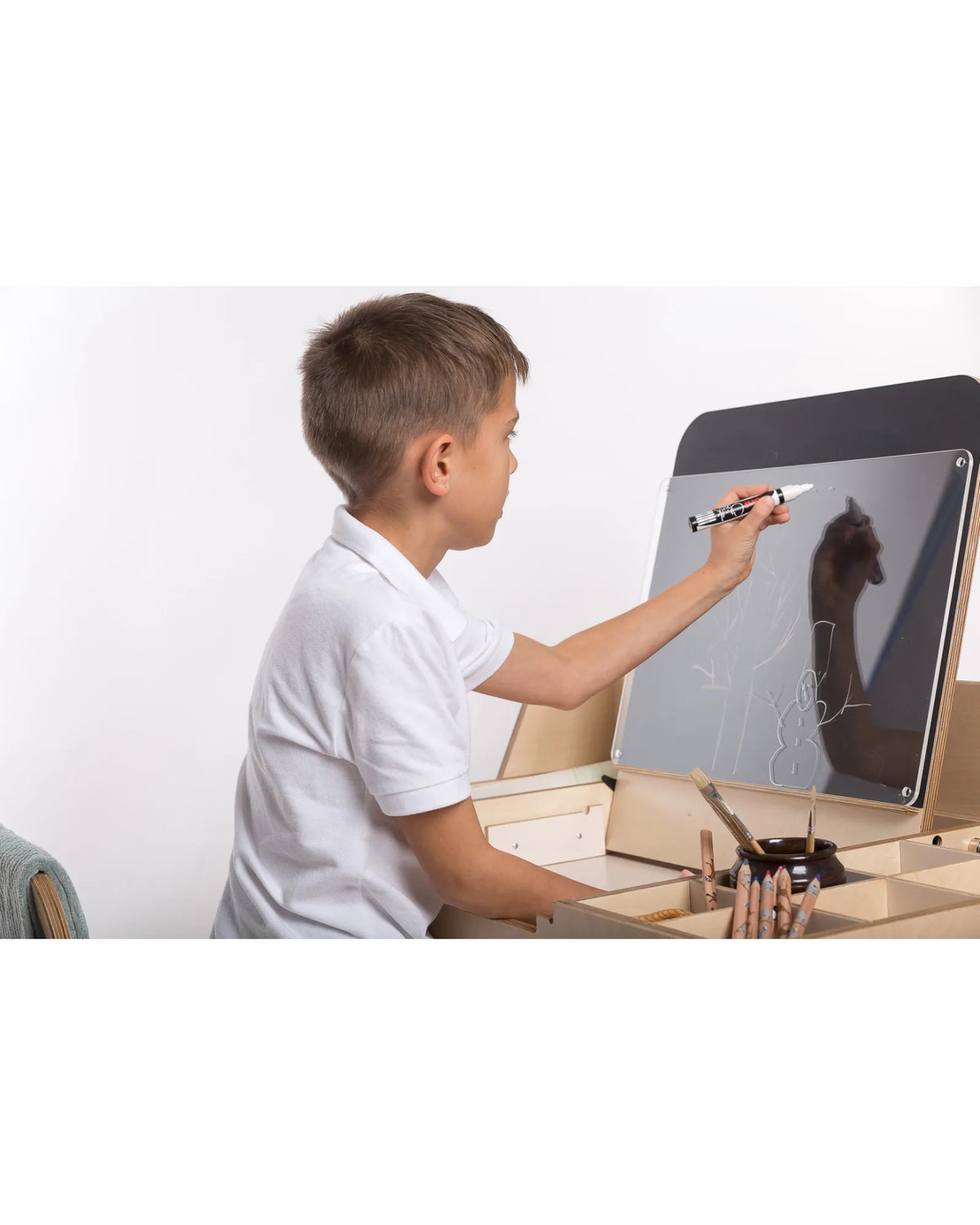 Bureau d'Activités Multisensoriel "Luula" – Table Évolutive (Seule) – Montessori pour enfant – photo 4