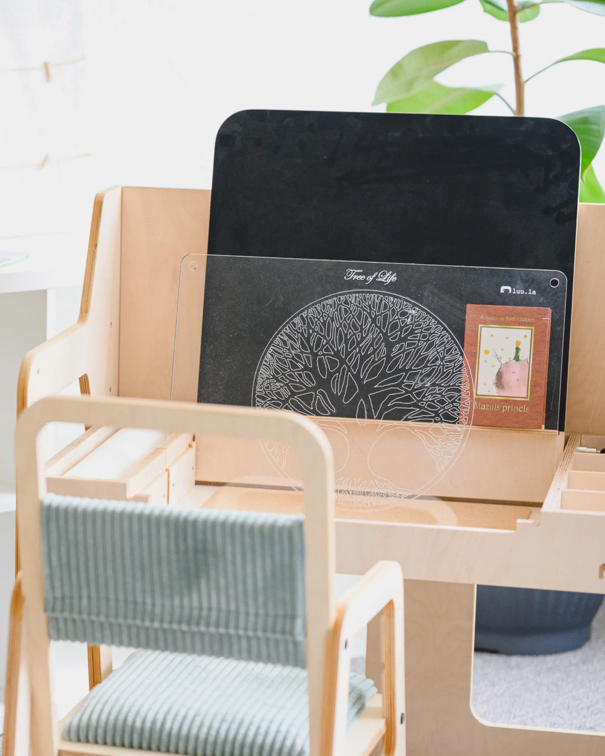 Bureau d'Activités Multisensoriel "Luula" – Table Évolutive (Seule) – Montessori pour enfant – photo 11