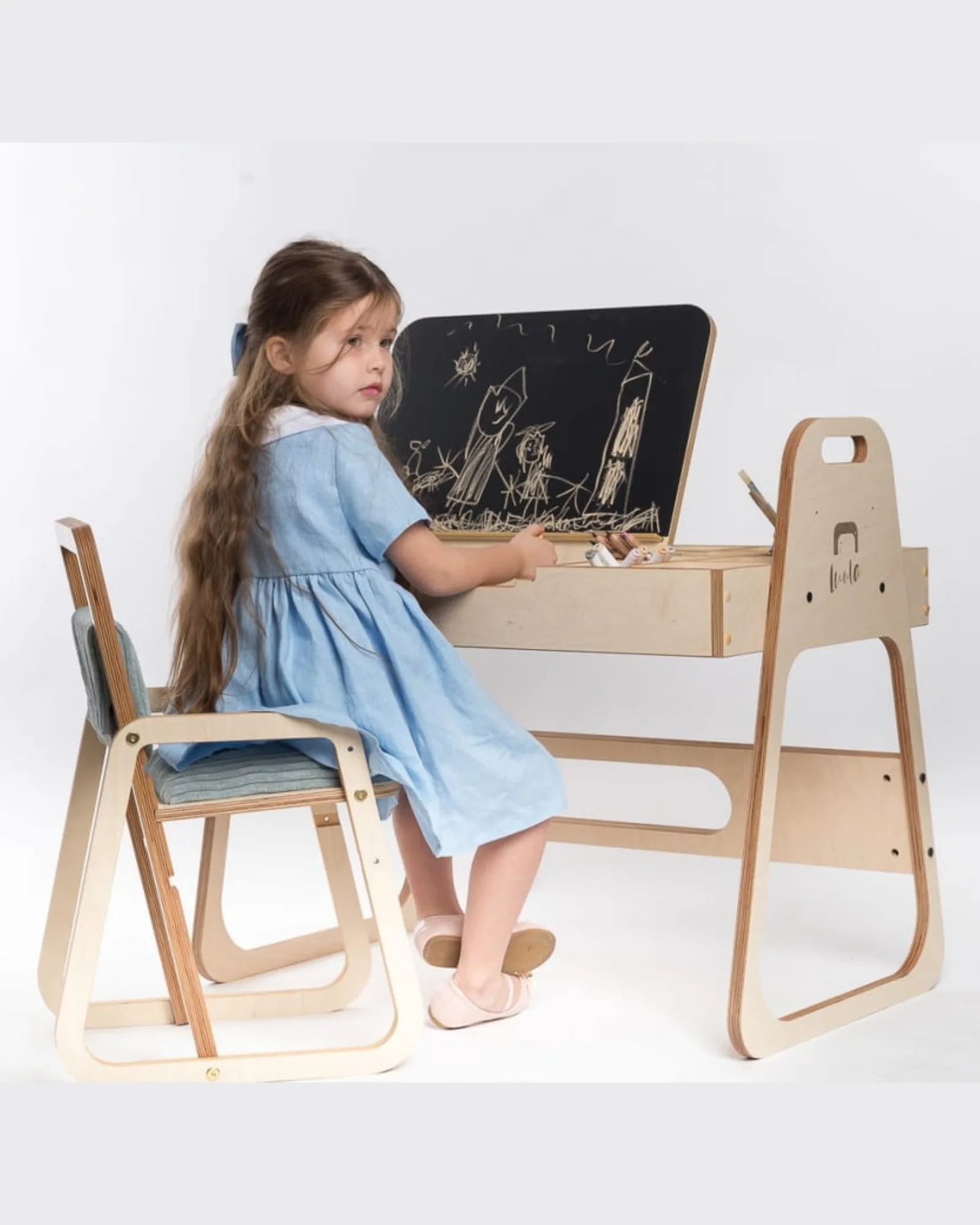 Bureau d'Activités Multisensoriel "Julle" – Table Évolutive (Seule) – Montessori pour enfant – photo 1