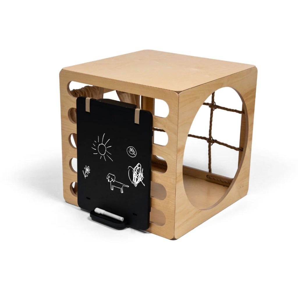 CUBITRI® Cube de Jeu Montessori avec Corde