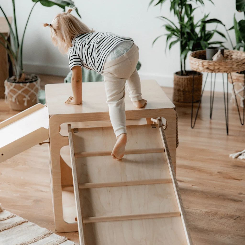 CUBITRI® Cube de Jeu Montessori avec Corde