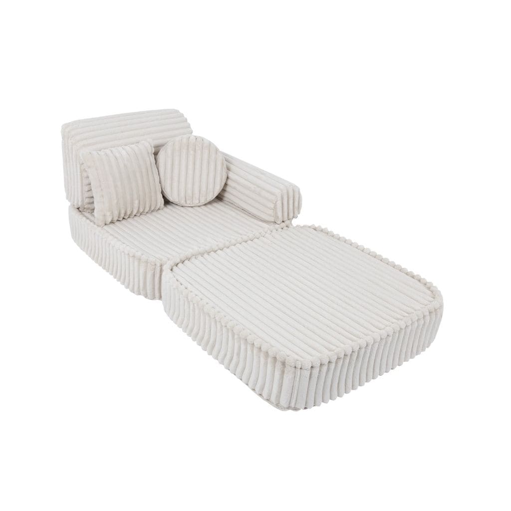Canapé Modulable Enfant Churros Medium - Blanc