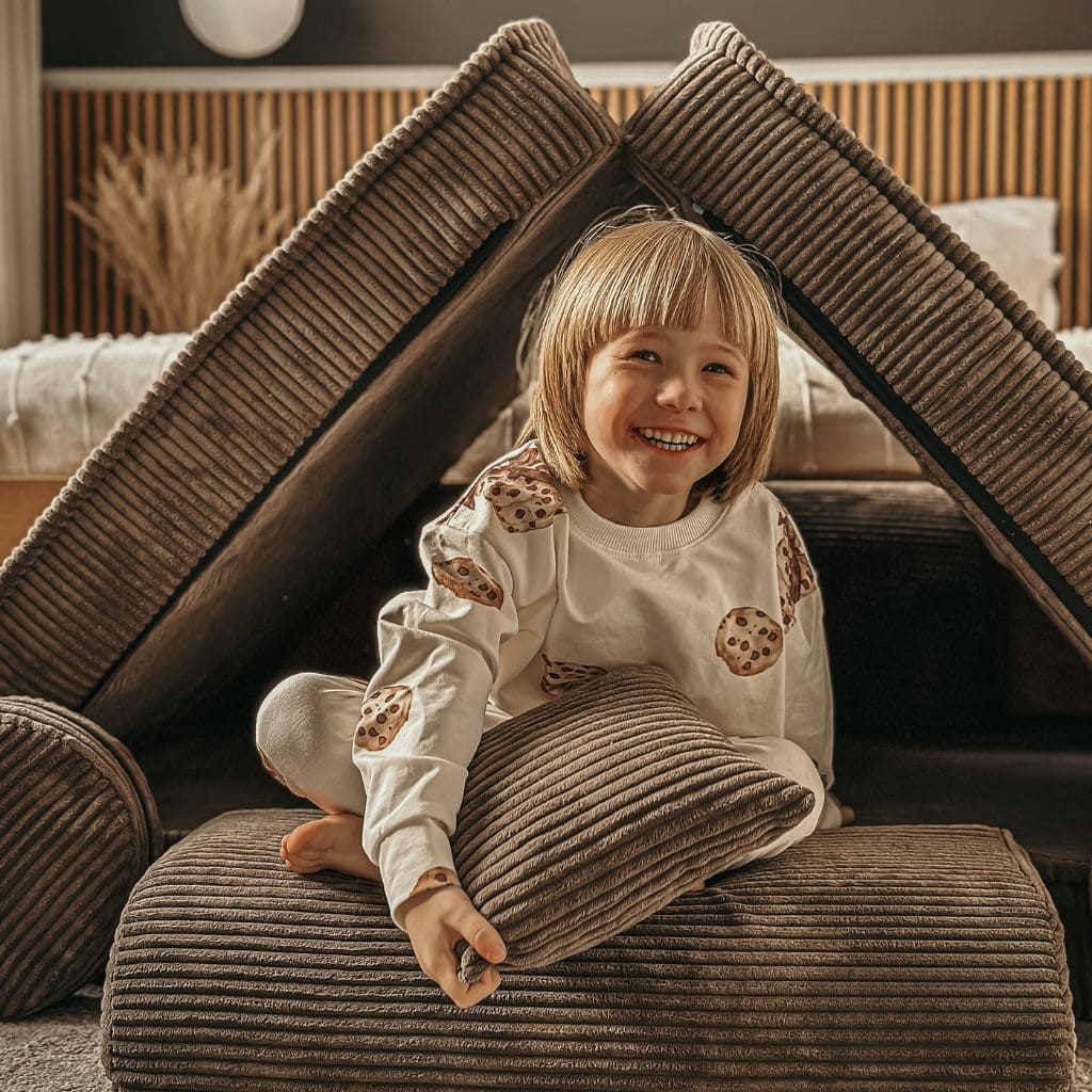 Canapé Modulable Enfant Churros Medium - Jurassic Gris