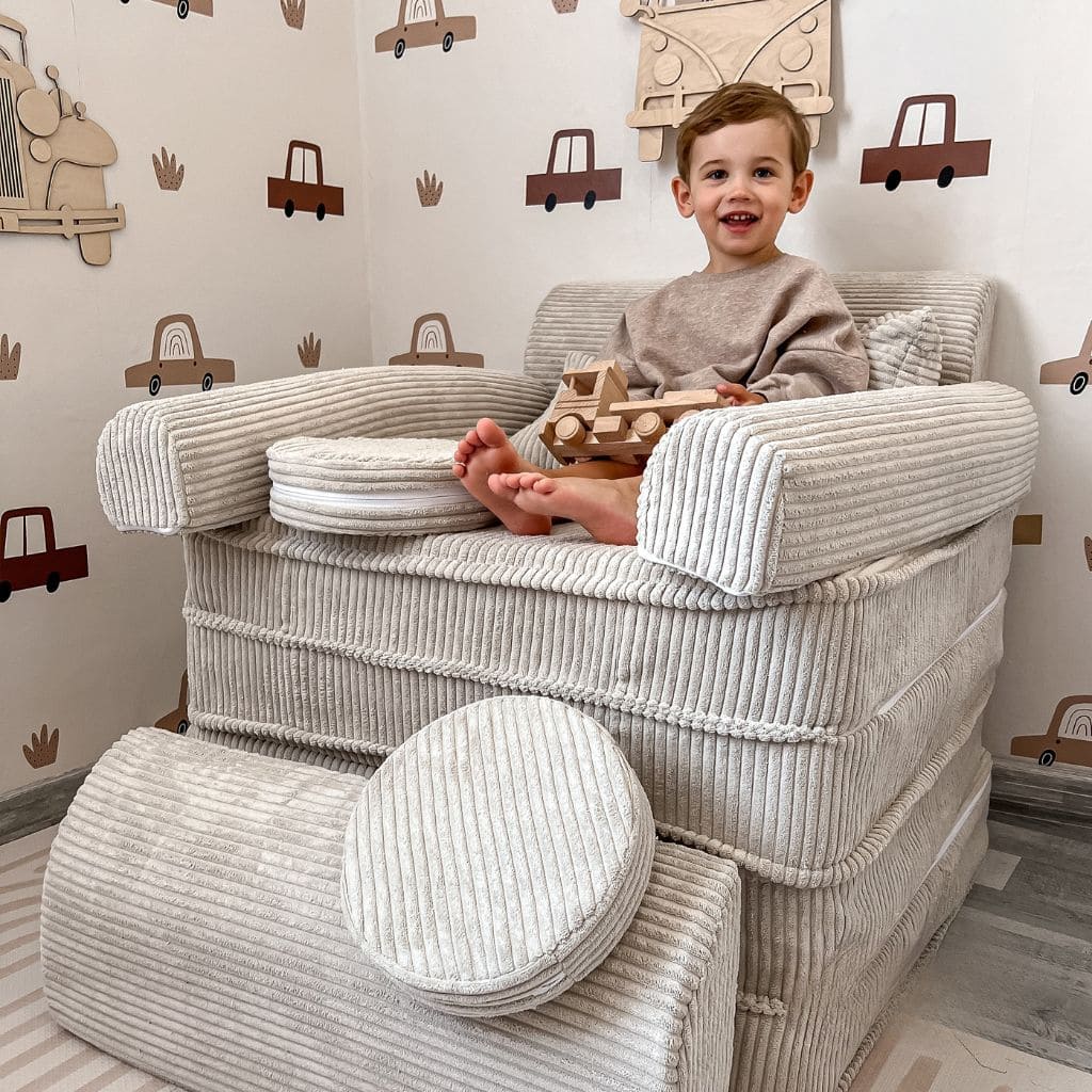 Canapé Modulable Enfant Churros Medium - Gris