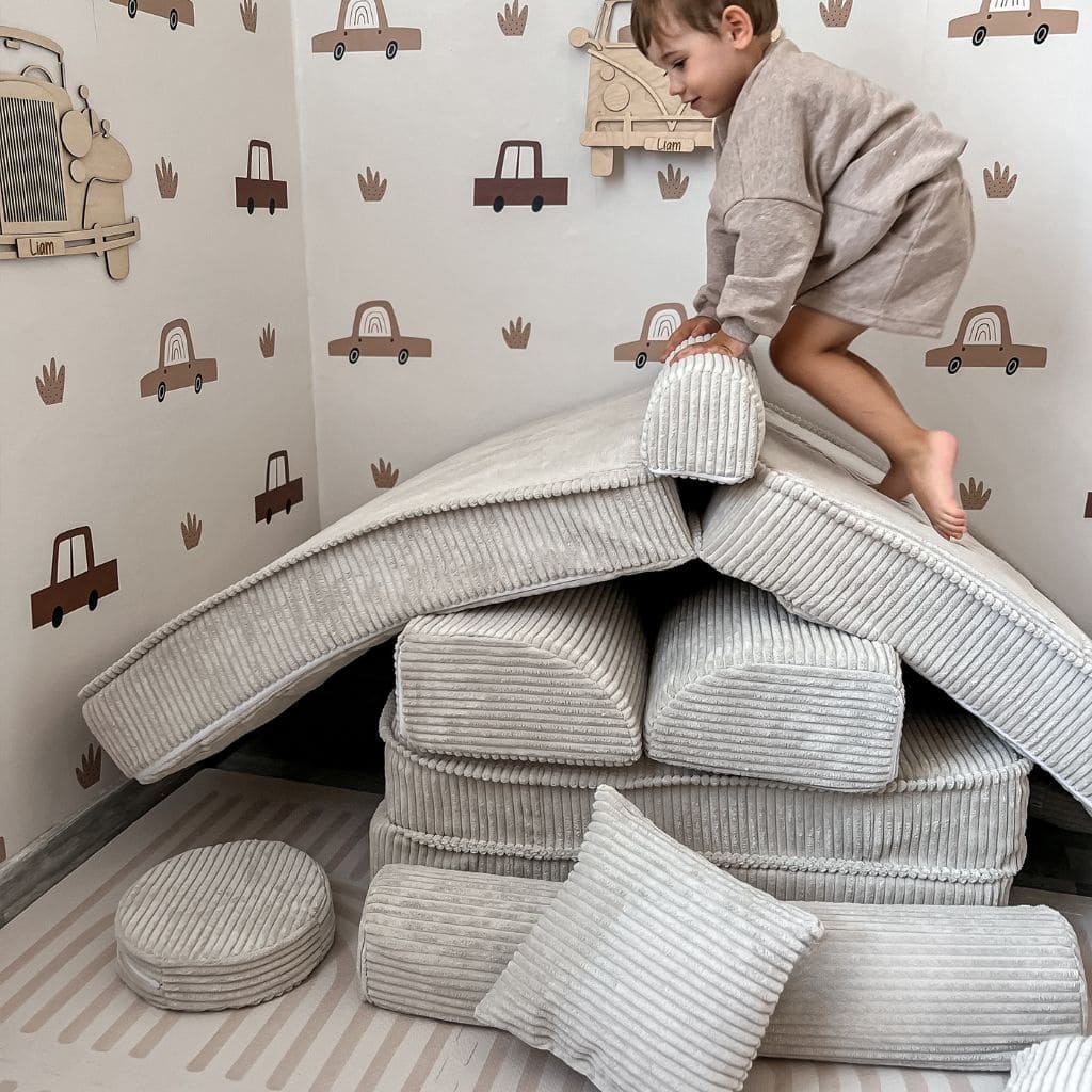 Canapé Modulable Enfant Churros Medium - Gris