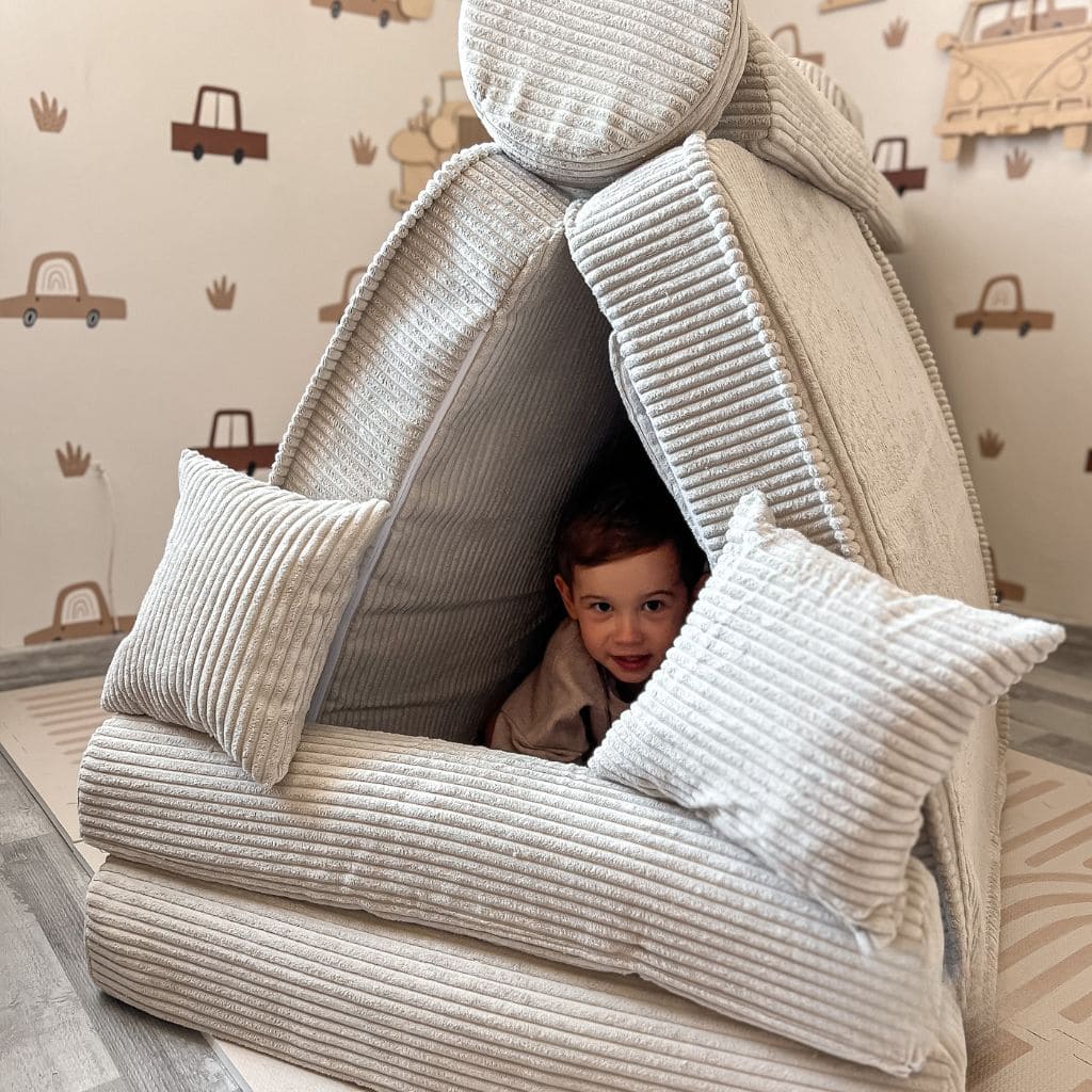 Canapé Modulable Enfant Churros Medium - Gris