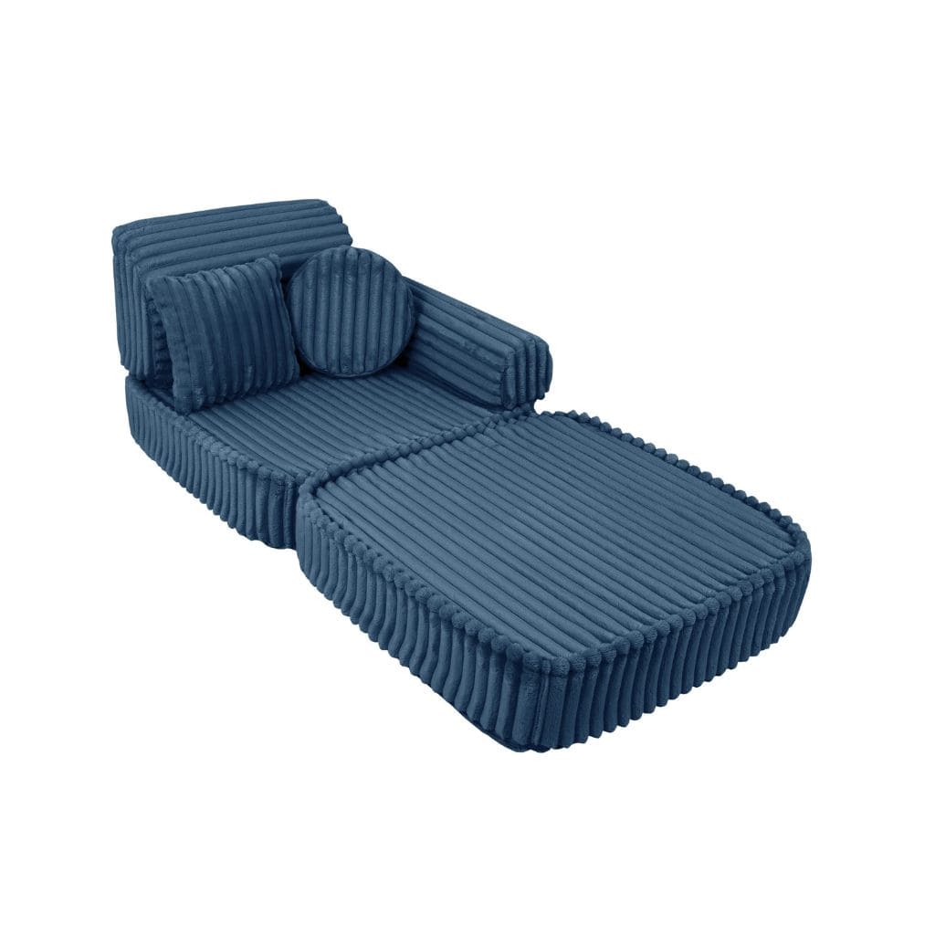 Canapé Modulable Enfant Churros Medium - Bleu