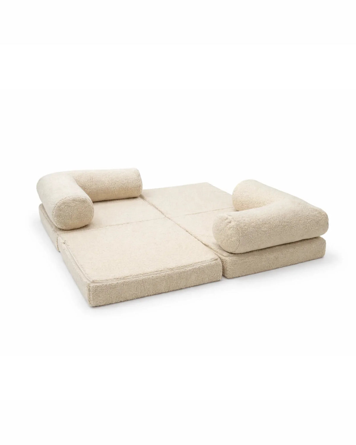 Canapé Modulable Enfant HoneyHug Teddy Crème — bees&blooms – Montessori pour enfant – photo 5