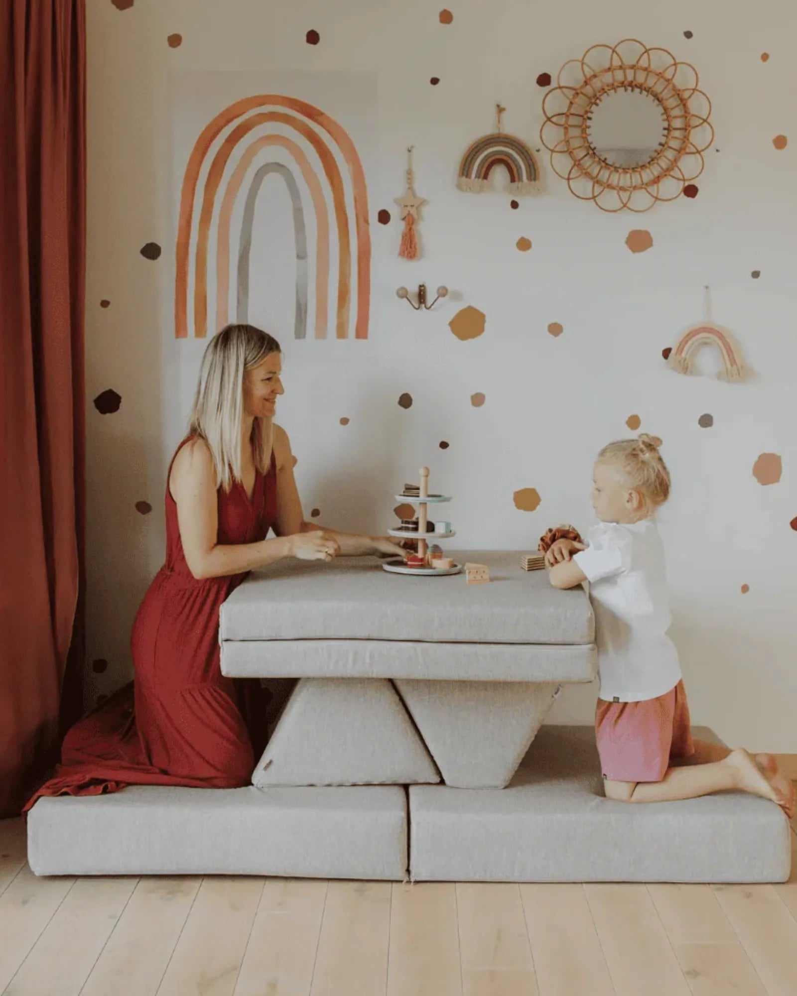 Canapé Modulable Enfant Jeu Montessori Évolutif – Montessori pour enfant – photo 8