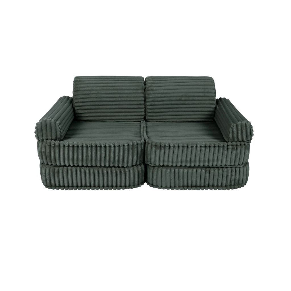 Canapé Modulable Enfant Churros Medium - Vert Forêt
