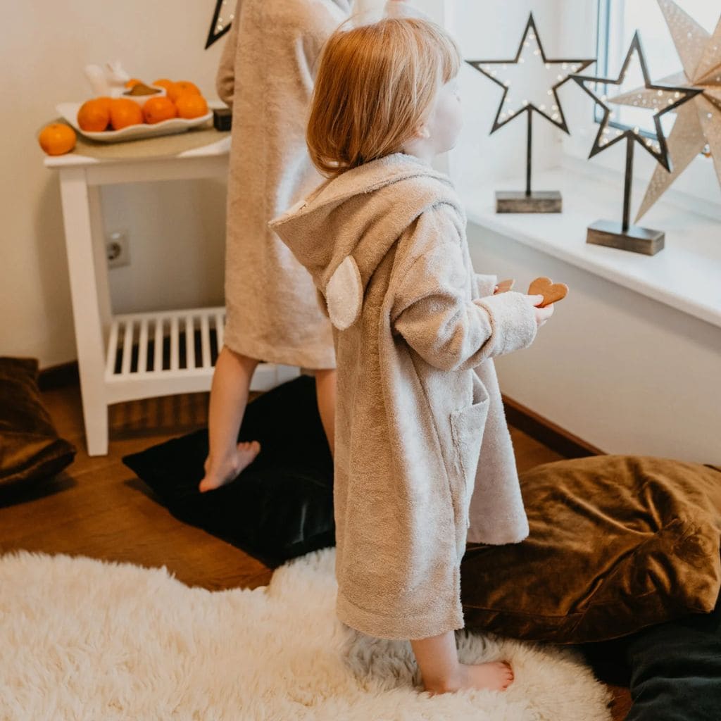 Cape Poncho TEDDY Enfant – Douceur & Confort