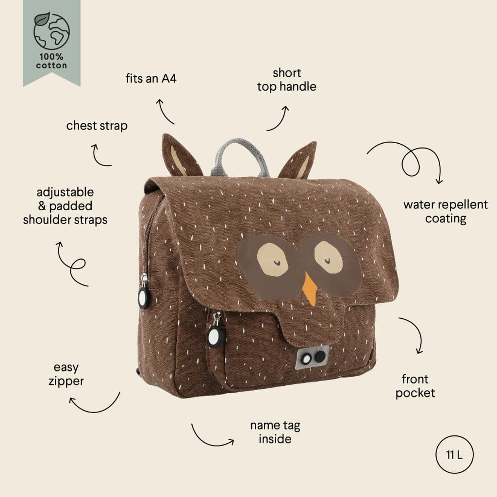 Cartable Scolaire - Mr Owl