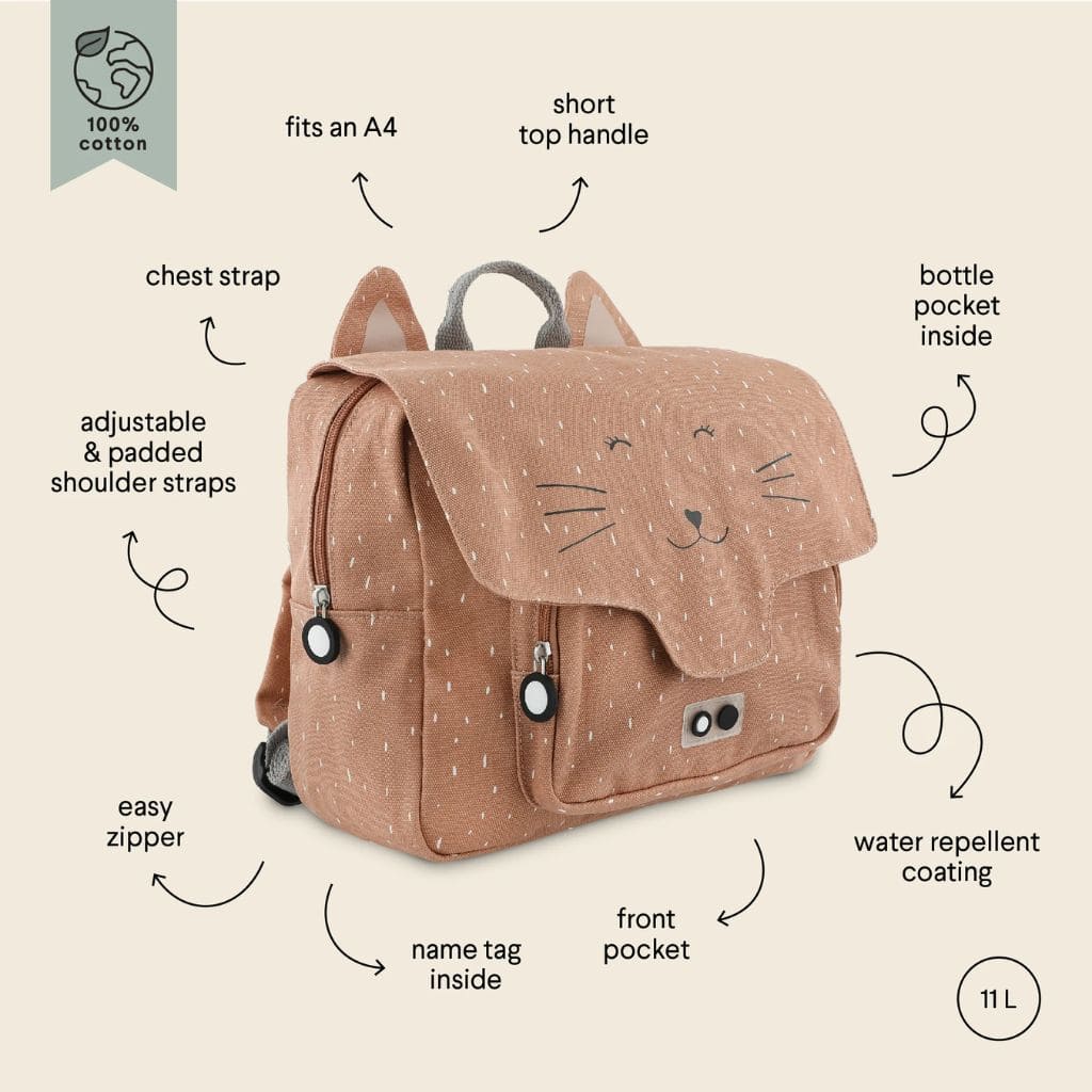 Cartable Scolaire -Mrs Cat