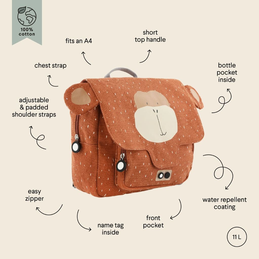 Cartable Scolaire -  Mr Monkey