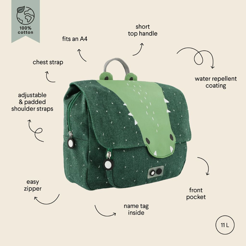 Cartable Scolaire -Mr Crocodile