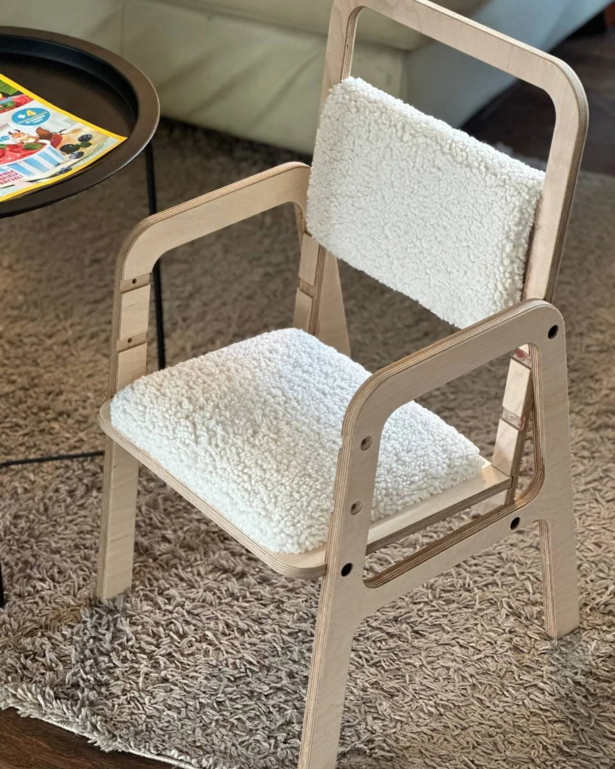 Chaise Évolutive Ergonomique "Luula" – 2 - 10 ans (Tissu Recyclé) – Montessori pour enfant – photo 2
