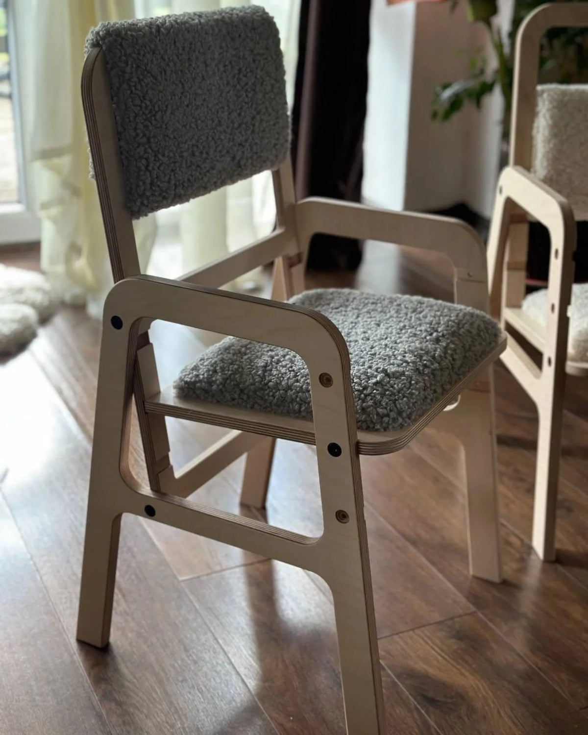 Chaise Évolutive Ergonomique "Luula" – 2 - 10 ans (Tissu Recyclé) – Montessori pour enfant – photo 8