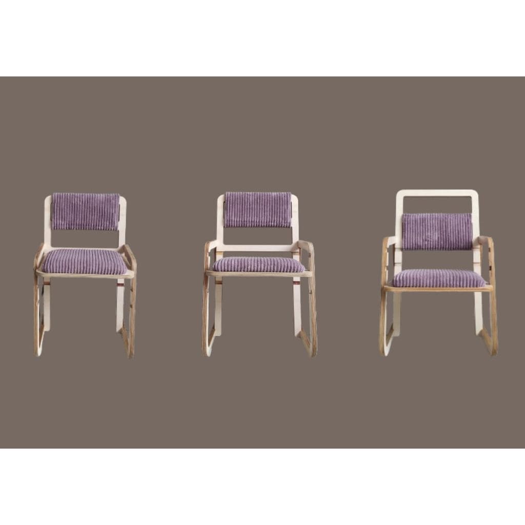 Chaise Évolutive Scandinave Julle - Rose