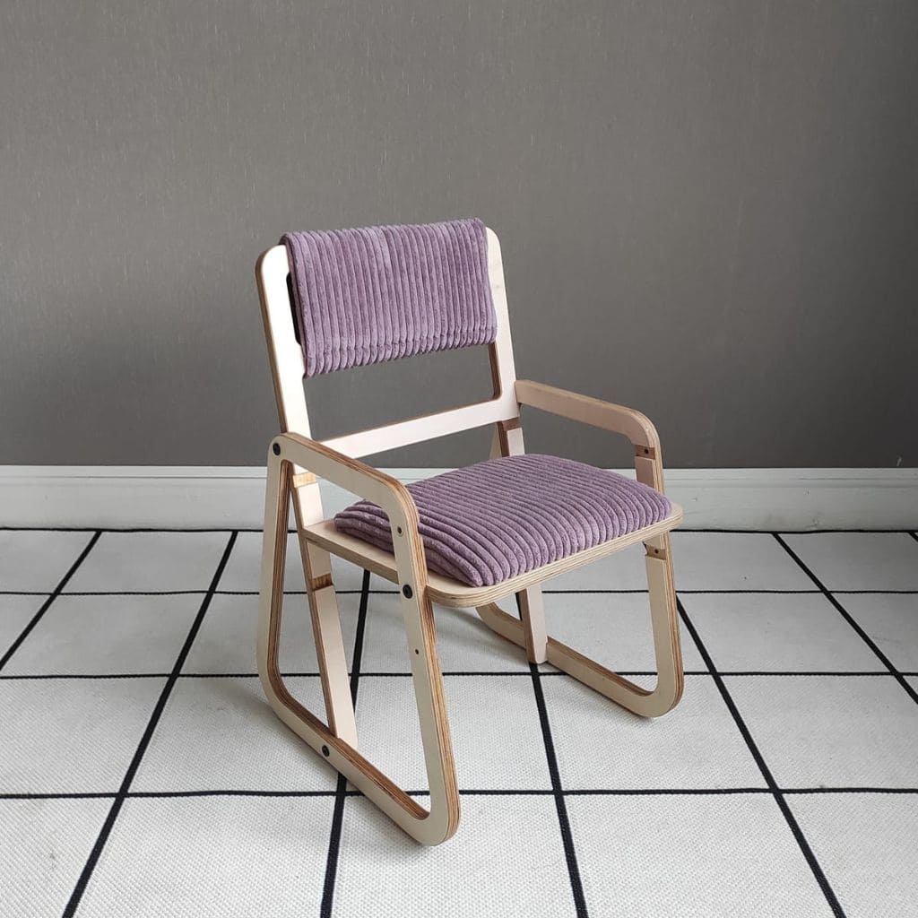 Chaise Évolutive Scandinave Julle - Rose