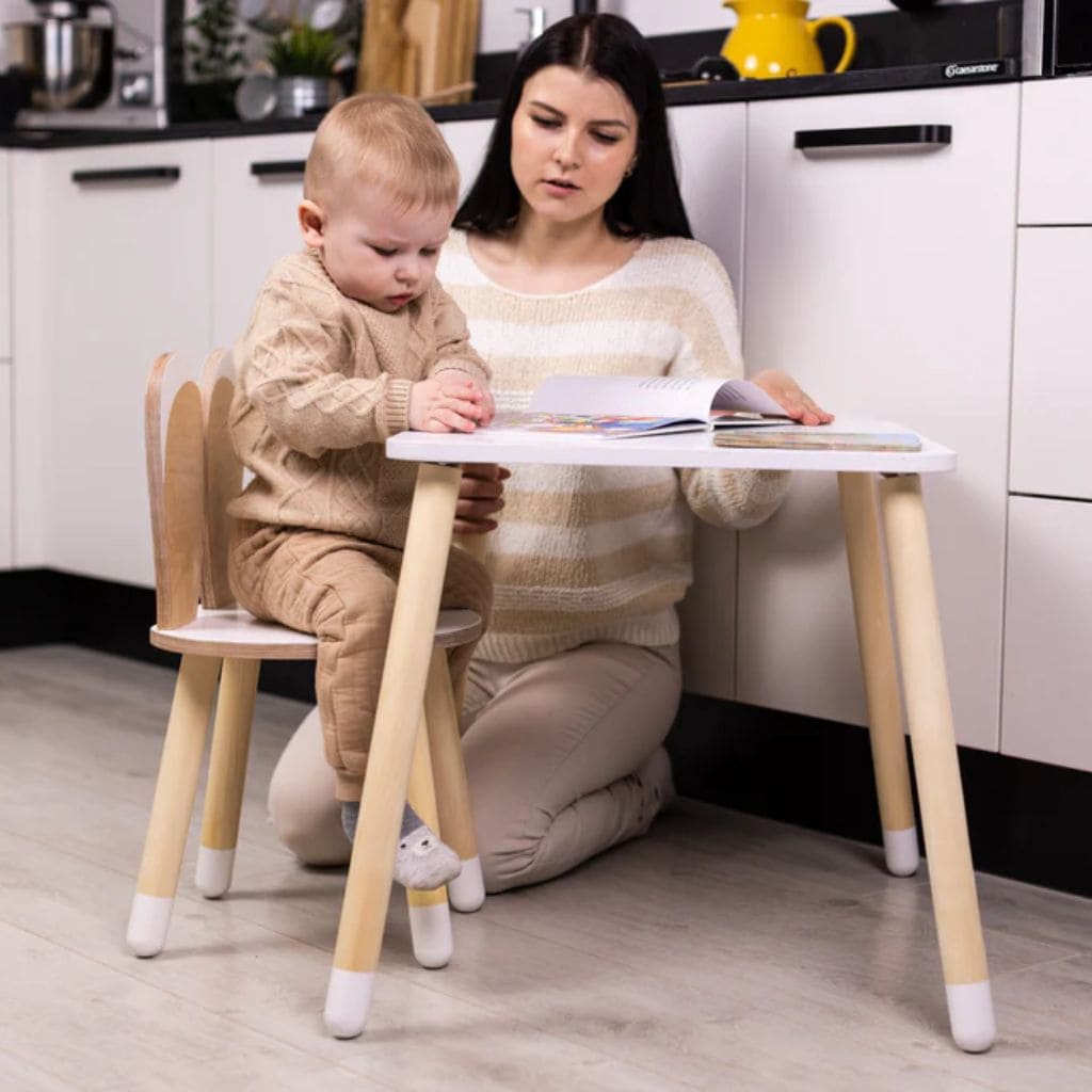 Ensemble Table et Chaise Lapin pour Enfan