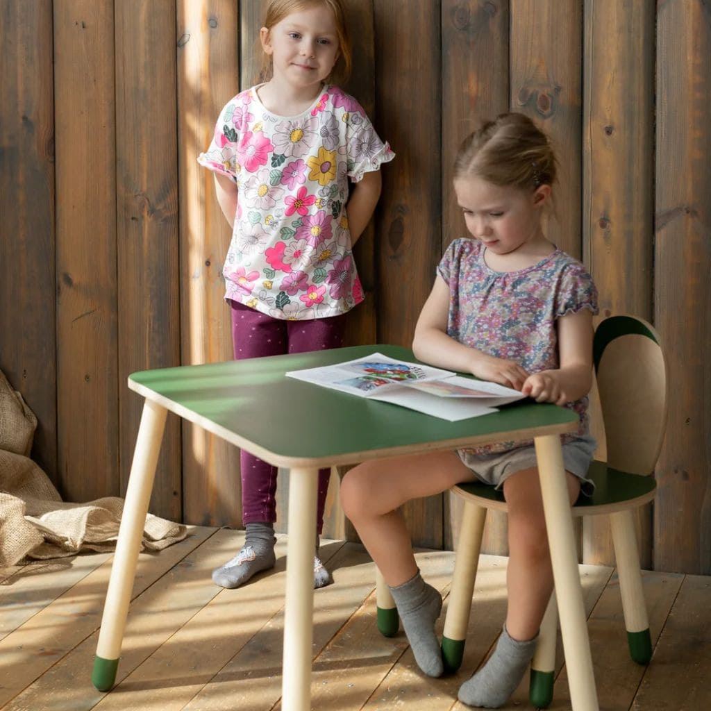 Ensemble Table et Chaise Lapin pour Enfan
