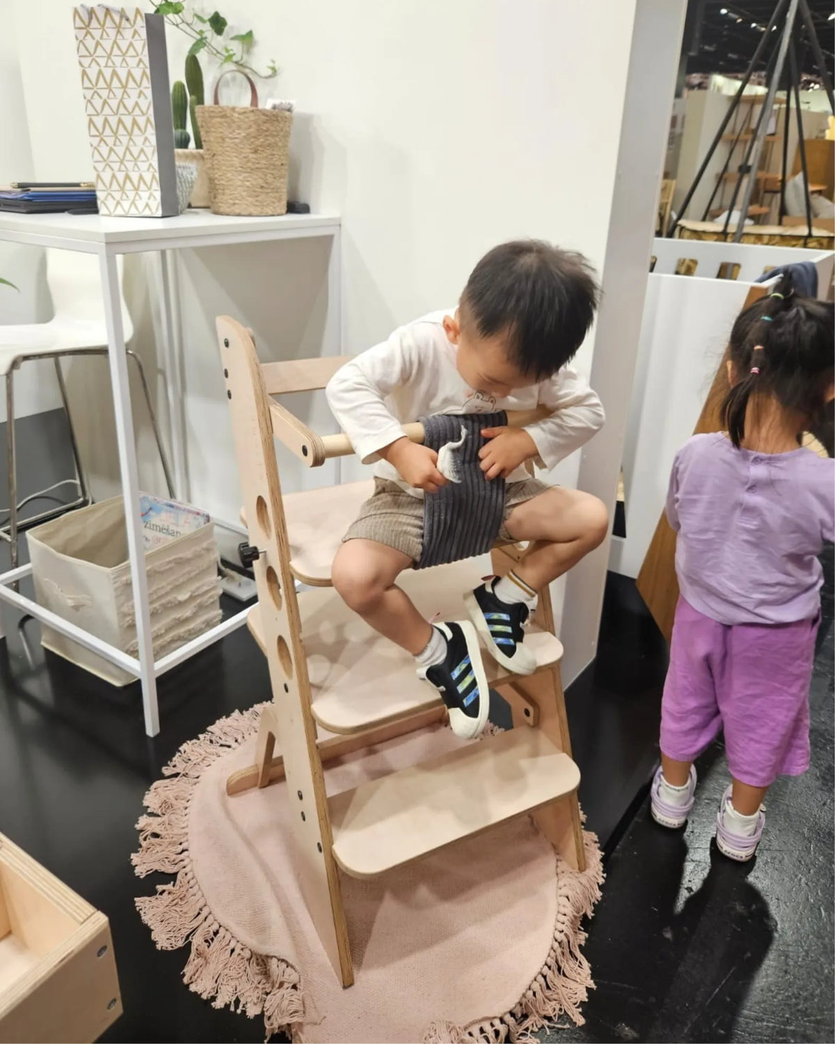 Chaise & Tour d'Observation "Louis" – 3 - en - 1 Évolutif – Montessori pour enfant – photo 6
