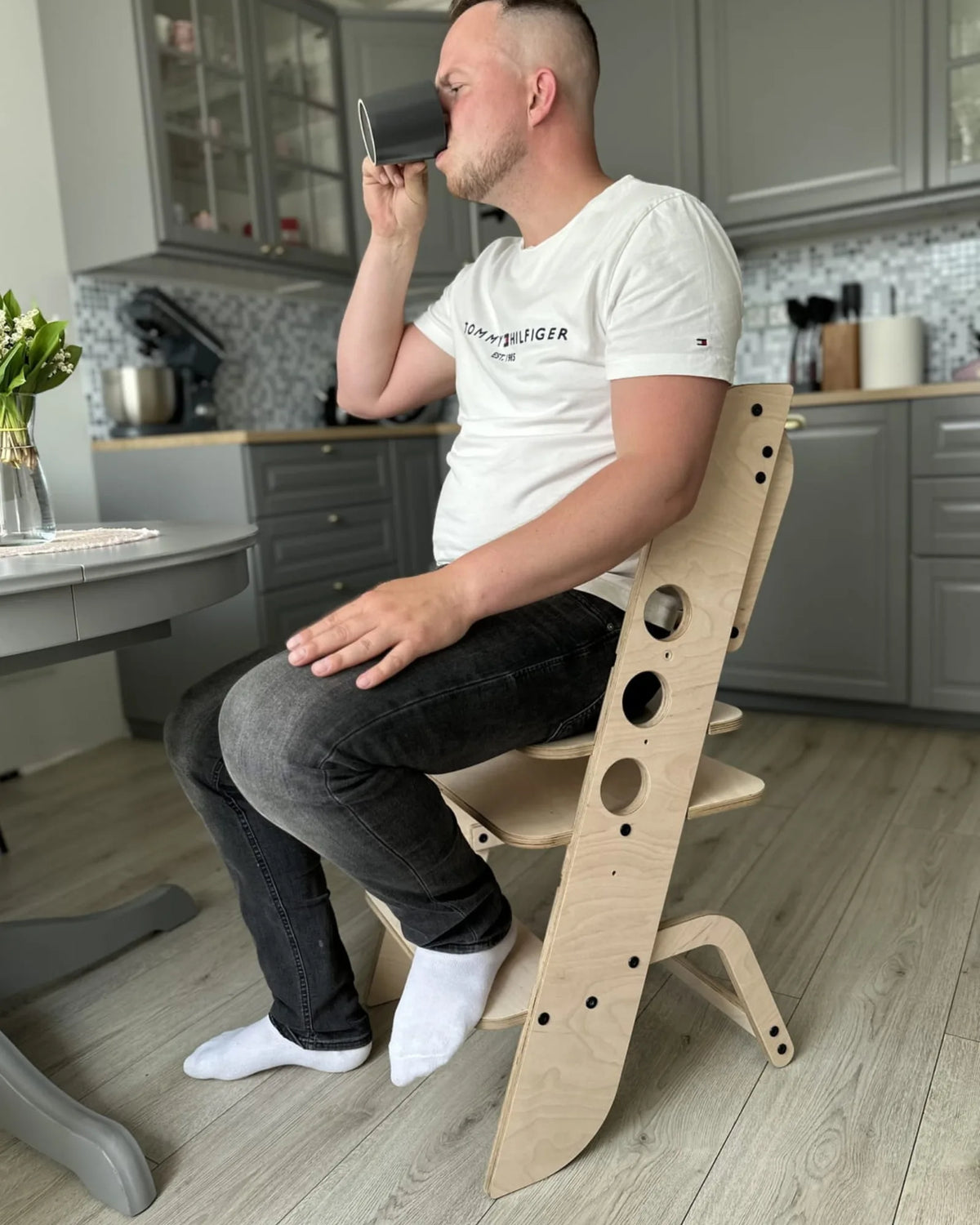 Chaise & Tour d'Observation "Louis" – 3 - en - 1 Évolutif – Montessori pour enfant – photo 7