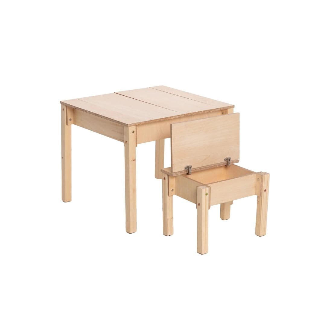 Chaise de Rangement 2-en-1 "Le Malin" – Idéal Petits Espaces