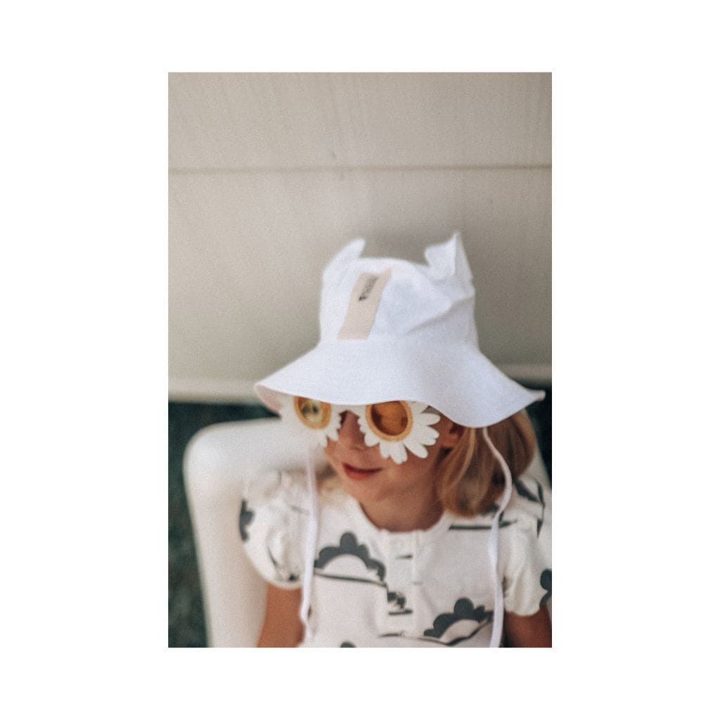 Chapeau Bébé Fantaisie - Oreilles & Blanc