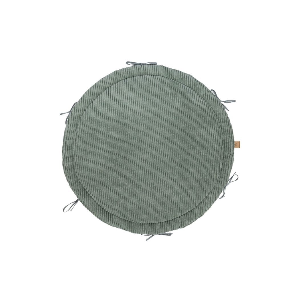 Cocon Bébé 3-en-1 Vert Olive – Tapis d’Éveil & Tour de Lit Tressé