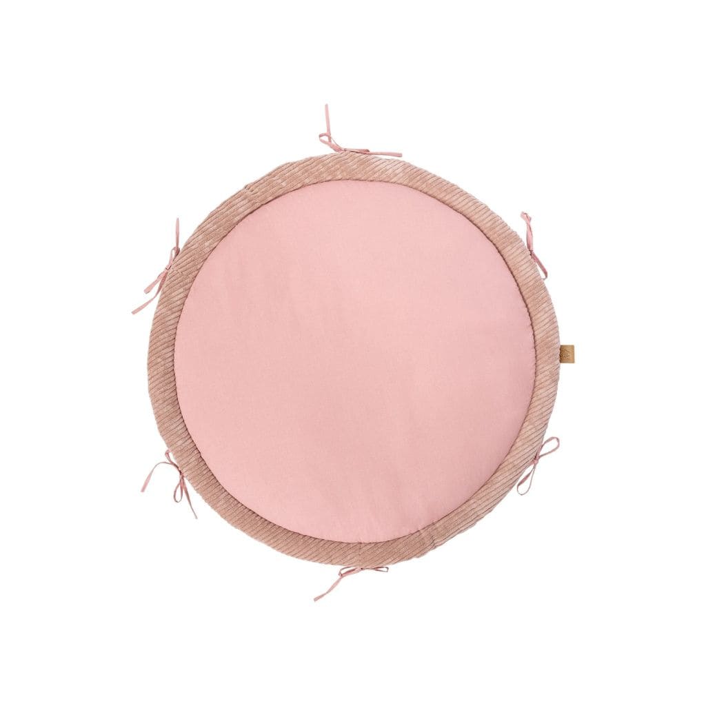 Cocon Bébé 3-en-1 Rose – Tapis d’Éveil & Tour de Lit Tressé
