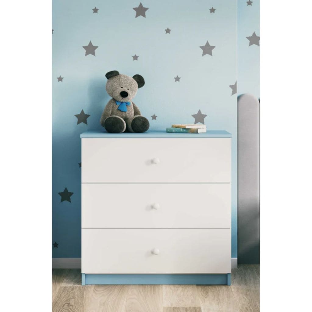 Commode Bébé 3 Tiroirs Babydreams