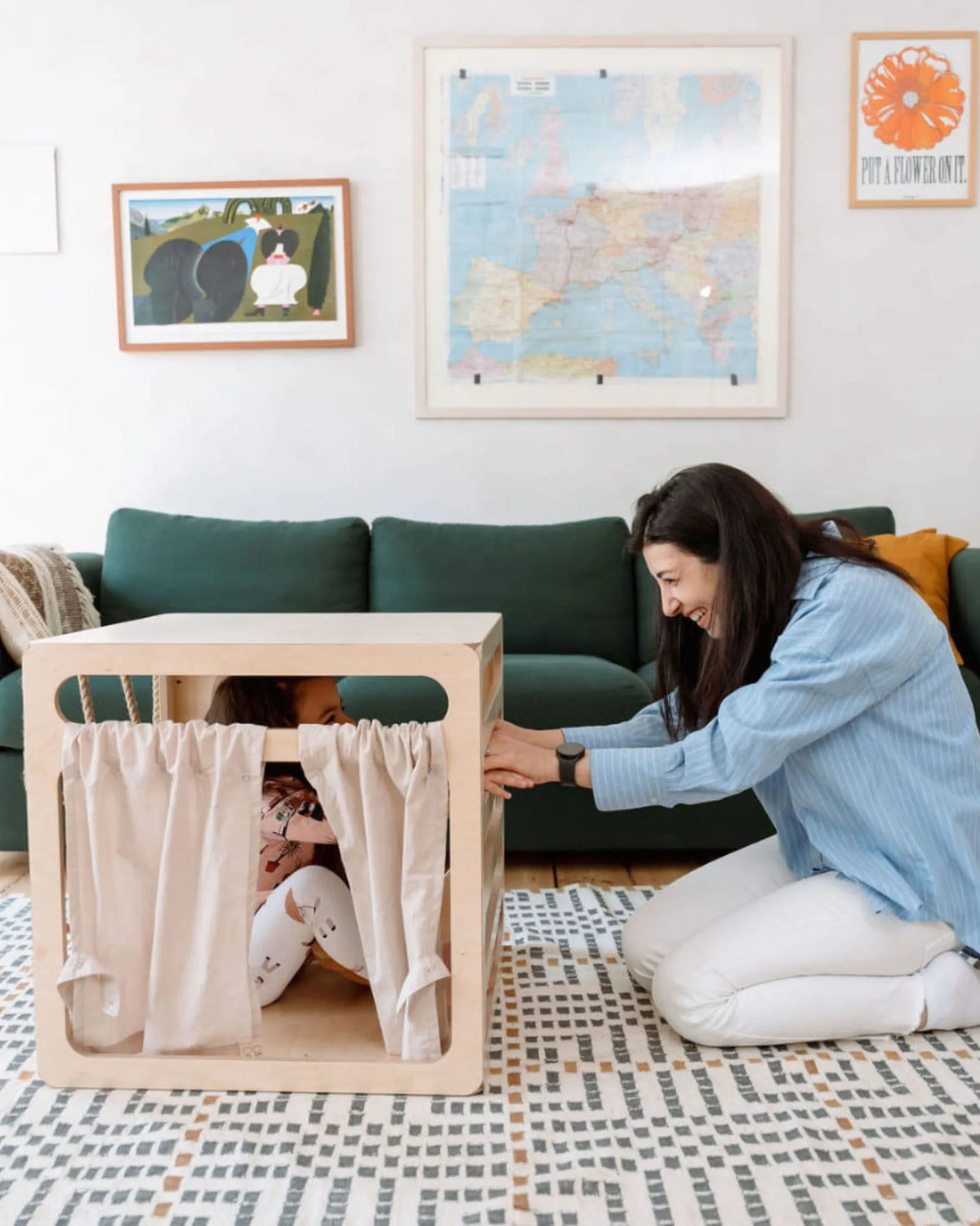 Cube d'Éveil et d'Escalade CUBITRI® • Multi - activités – Montessori pour enfant – photo 14
