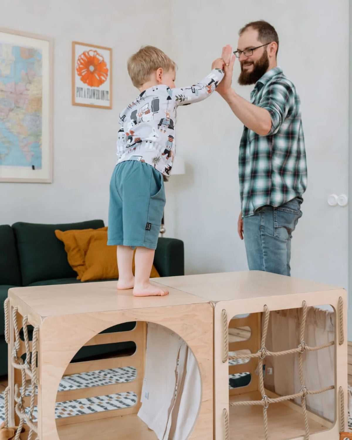 Cube d'Éveil et d'Escalade CUBITRI® • Multi - activités – Montessori pour enfant – photo 17