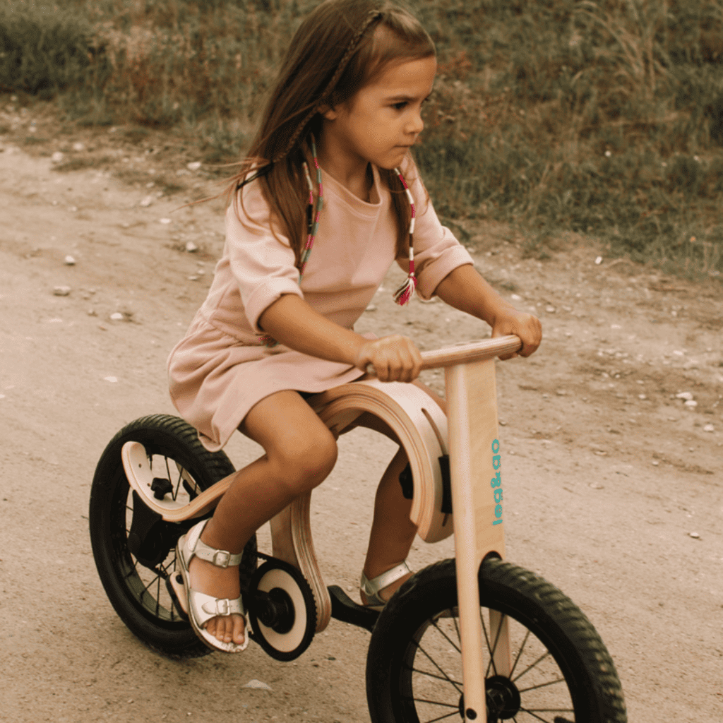 Draisienne Évolutive 3 en 1 en Bois leg&go – Vélo Enfant Léger & Durable