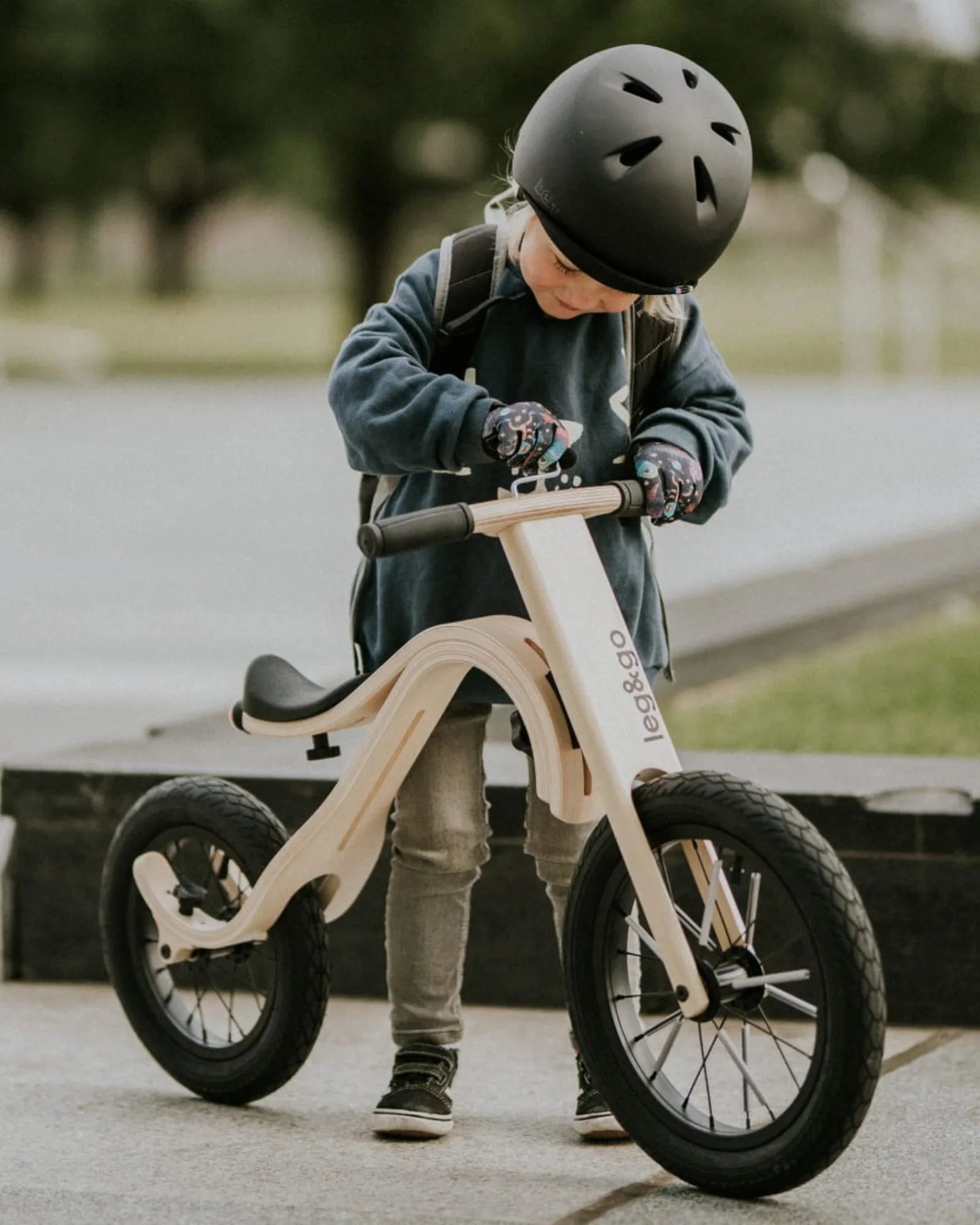 Pack Complet Draisienne Évolutive en Bois leg&go – Draisienne Montessori pour enfant | Tinitto