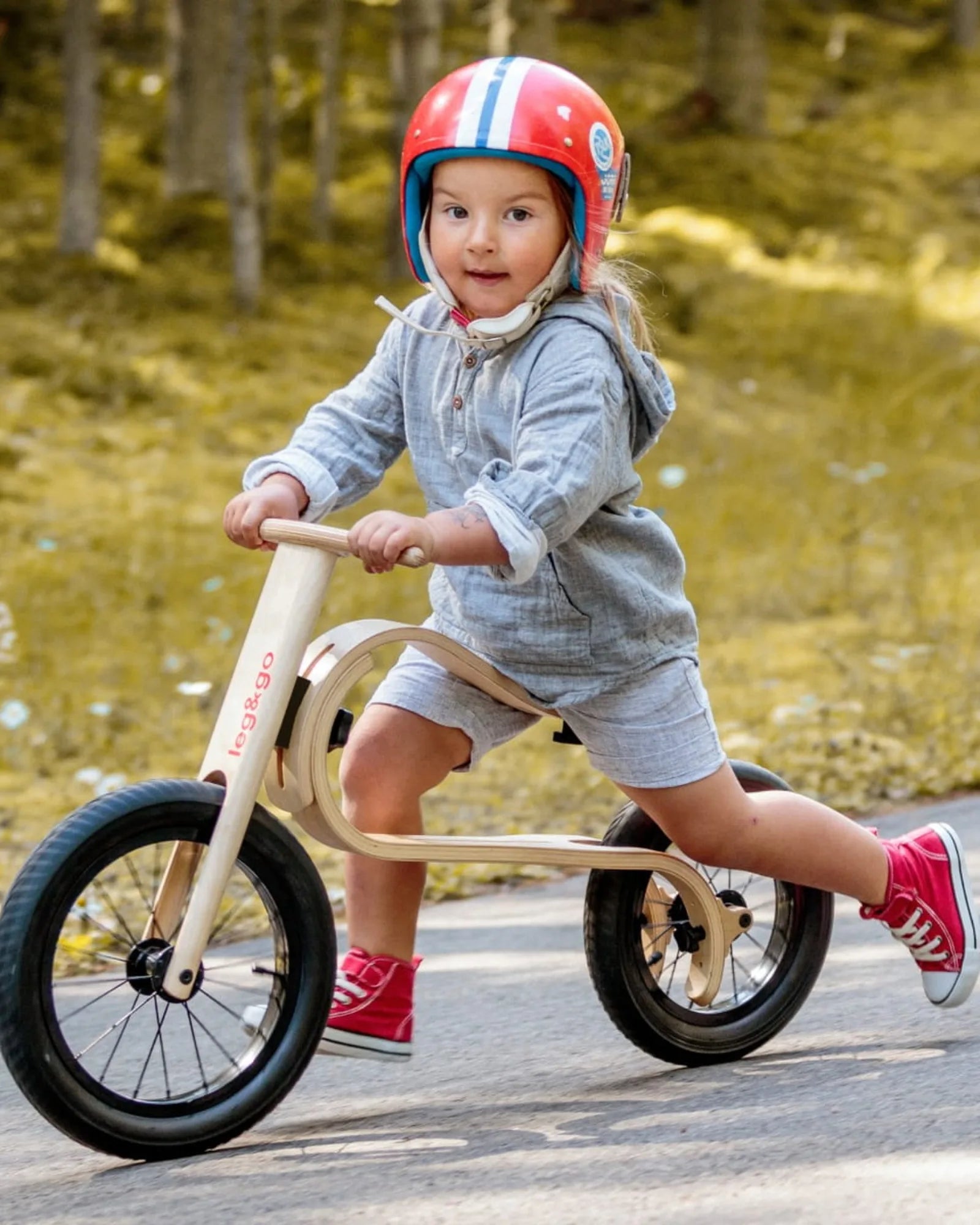 Pack Complet Draisienne Évolutive en Bois leg&go – Draisienne Montessori pour enfant | Tinitto