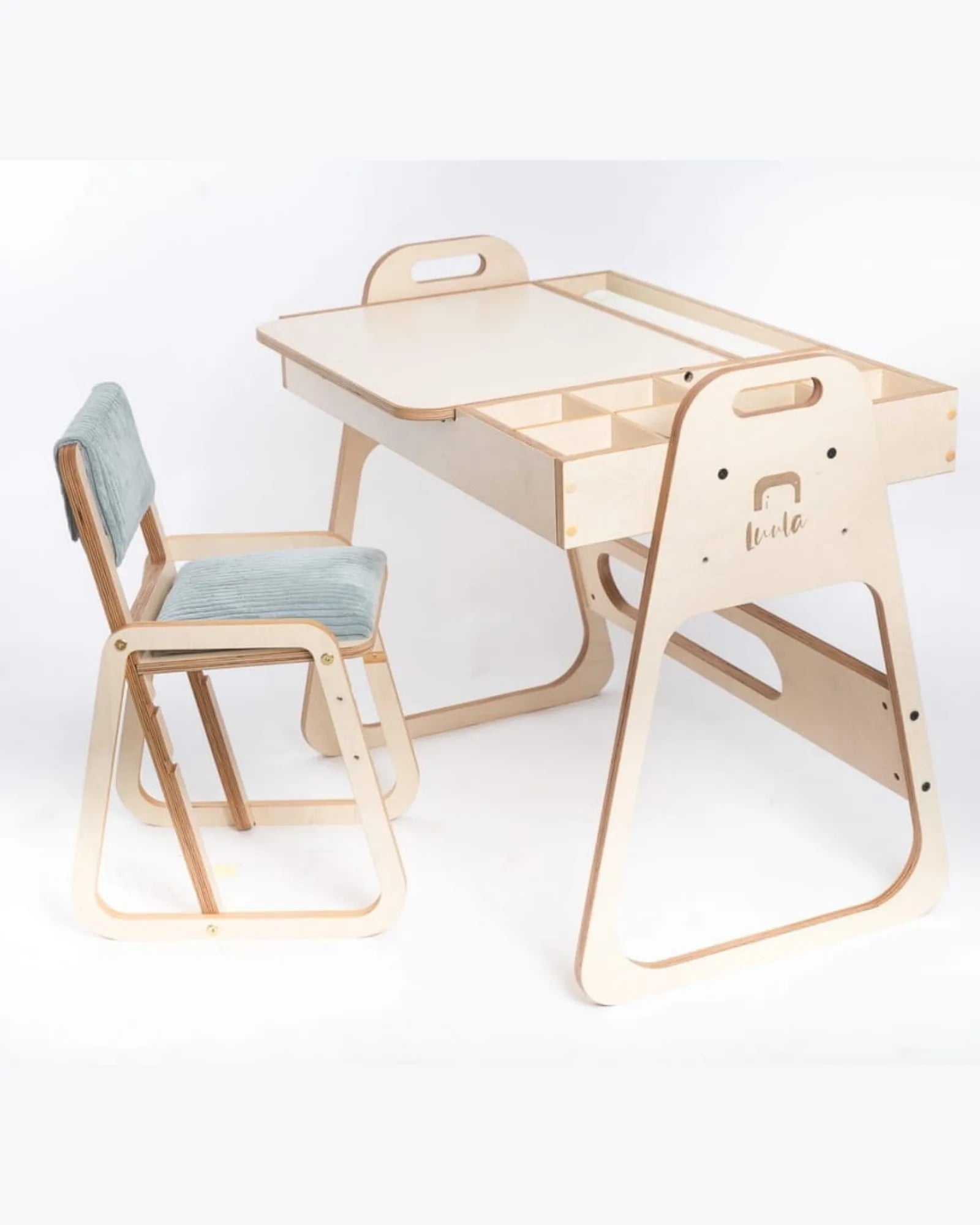 Ensemble Bureau & Chaise Évolutif "Julle" – Set Créatif & Sensoriel – Montessori pour enfant – photo 1