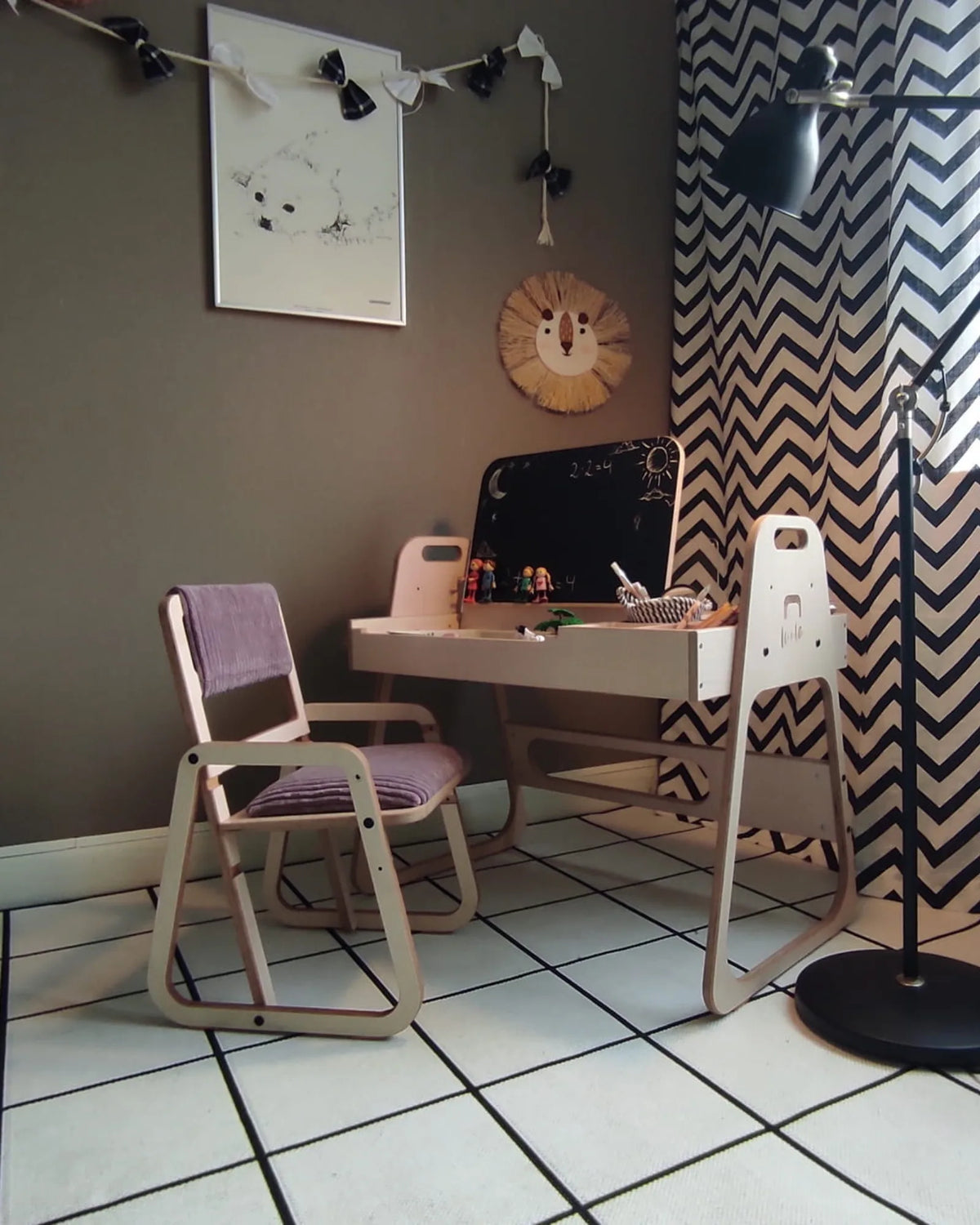 Ensemble Bureau & Chaise Évolutif "Julle" – Set Créatif & Sensoriel – Montessori pour enfant – photo 4