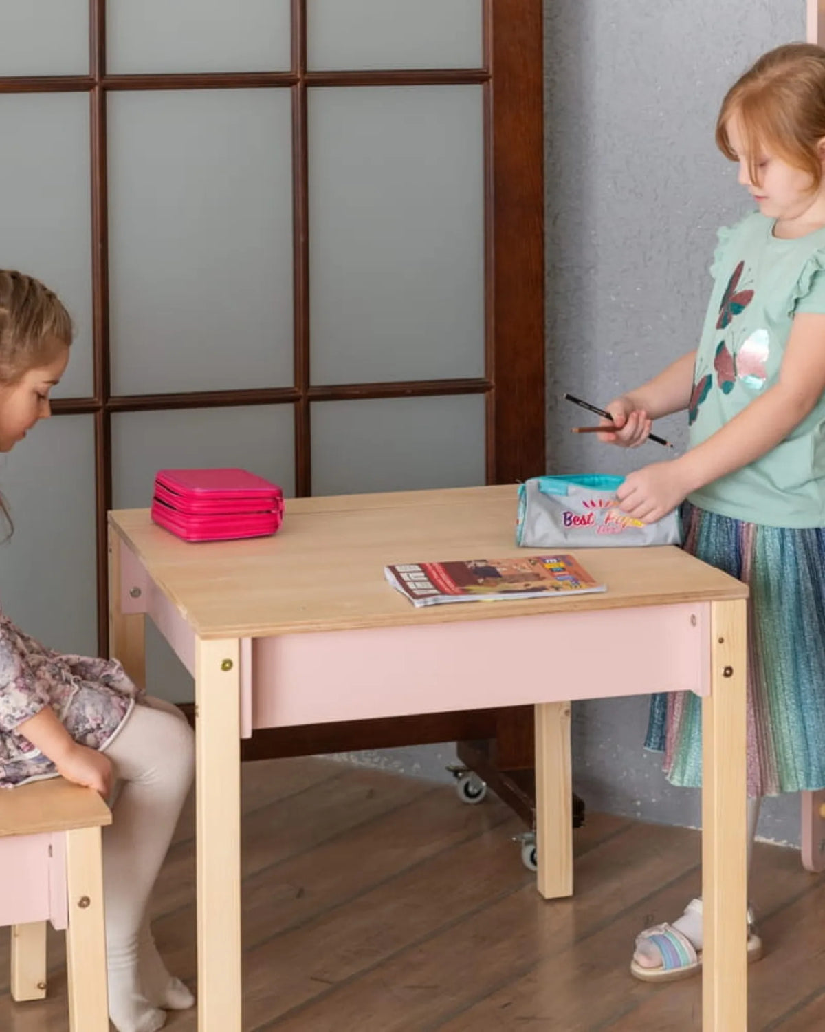 Ensemble Bureau & Chaise "Smart Storage" – Rangement Intégré (2 - 7 ans) – Montessori pour enfant – photo 9