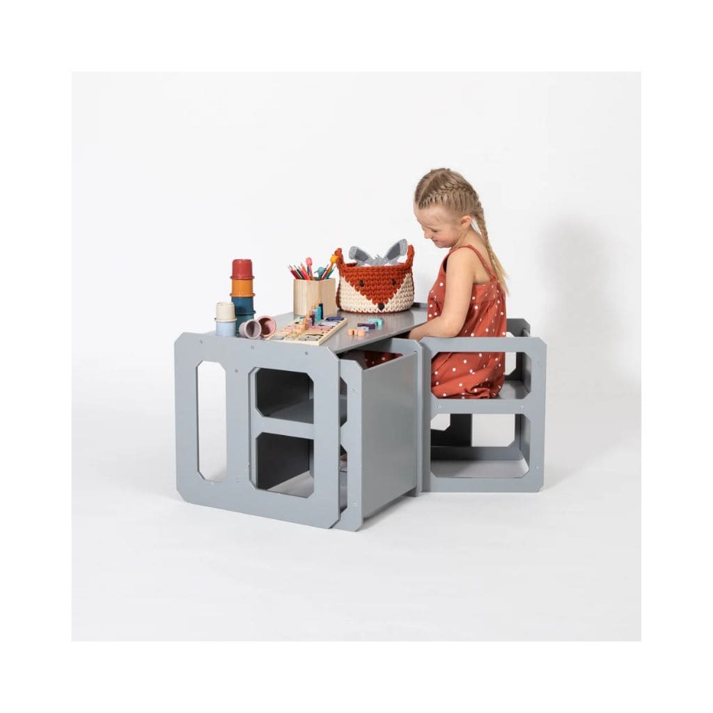 Ensemble Montessori Sevrage – Table + 2 Chaises