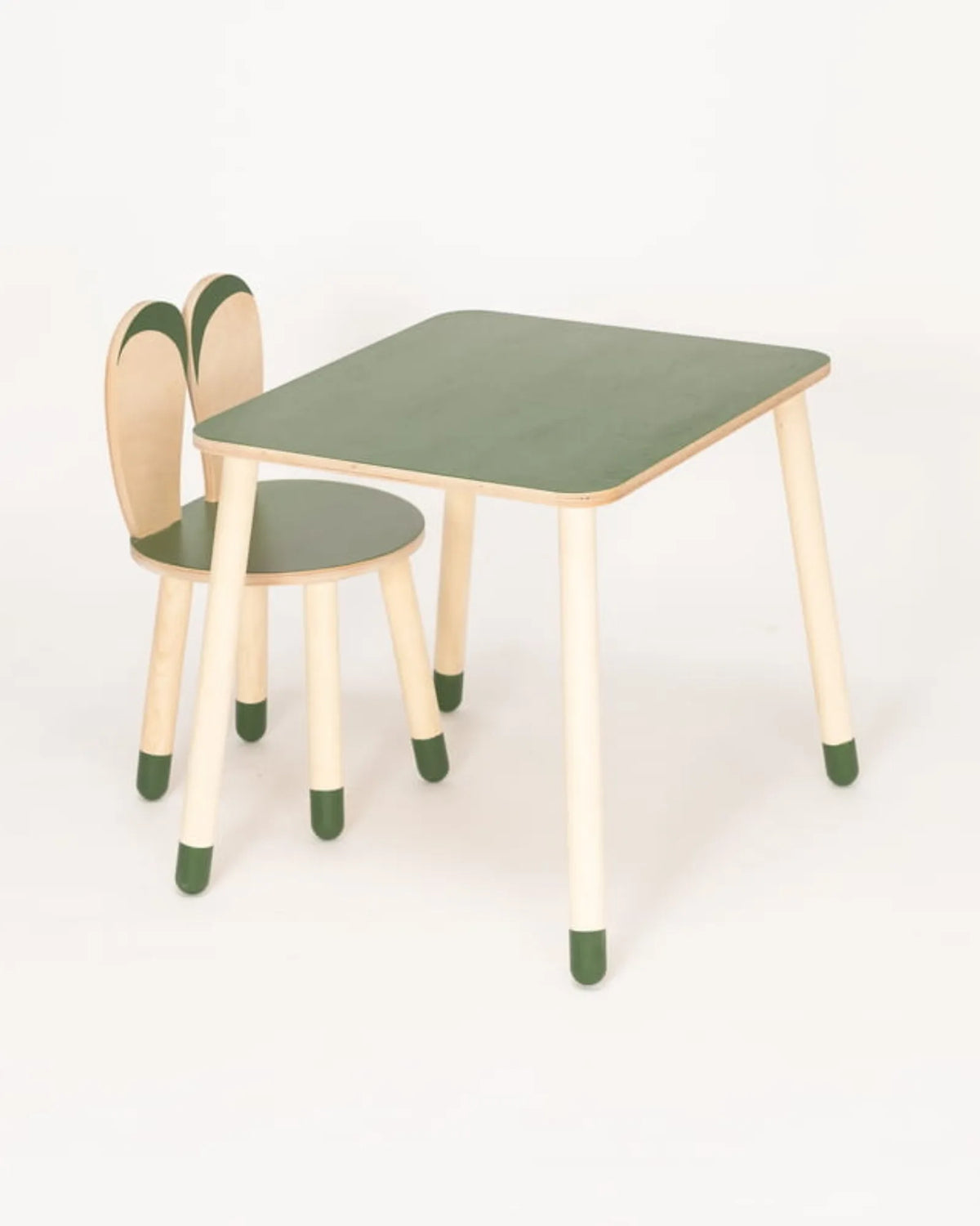 Ensemble Table & Chaise "Little Bunny" – Bois Naturel (2 - 7 ans) – Montessori pour enfant – photo 7