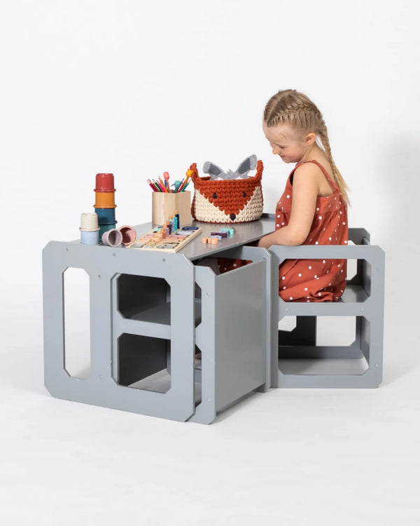 Ensemble Table de Sevrage & Chaises "Montessori" – Montessori pour enfant – photo 1