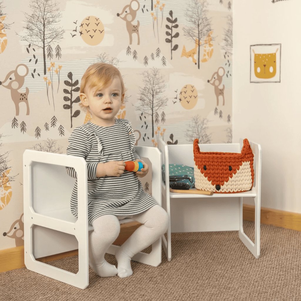 Ensemble Table et Chaises de Sevrage Montessori - 2 Chaises