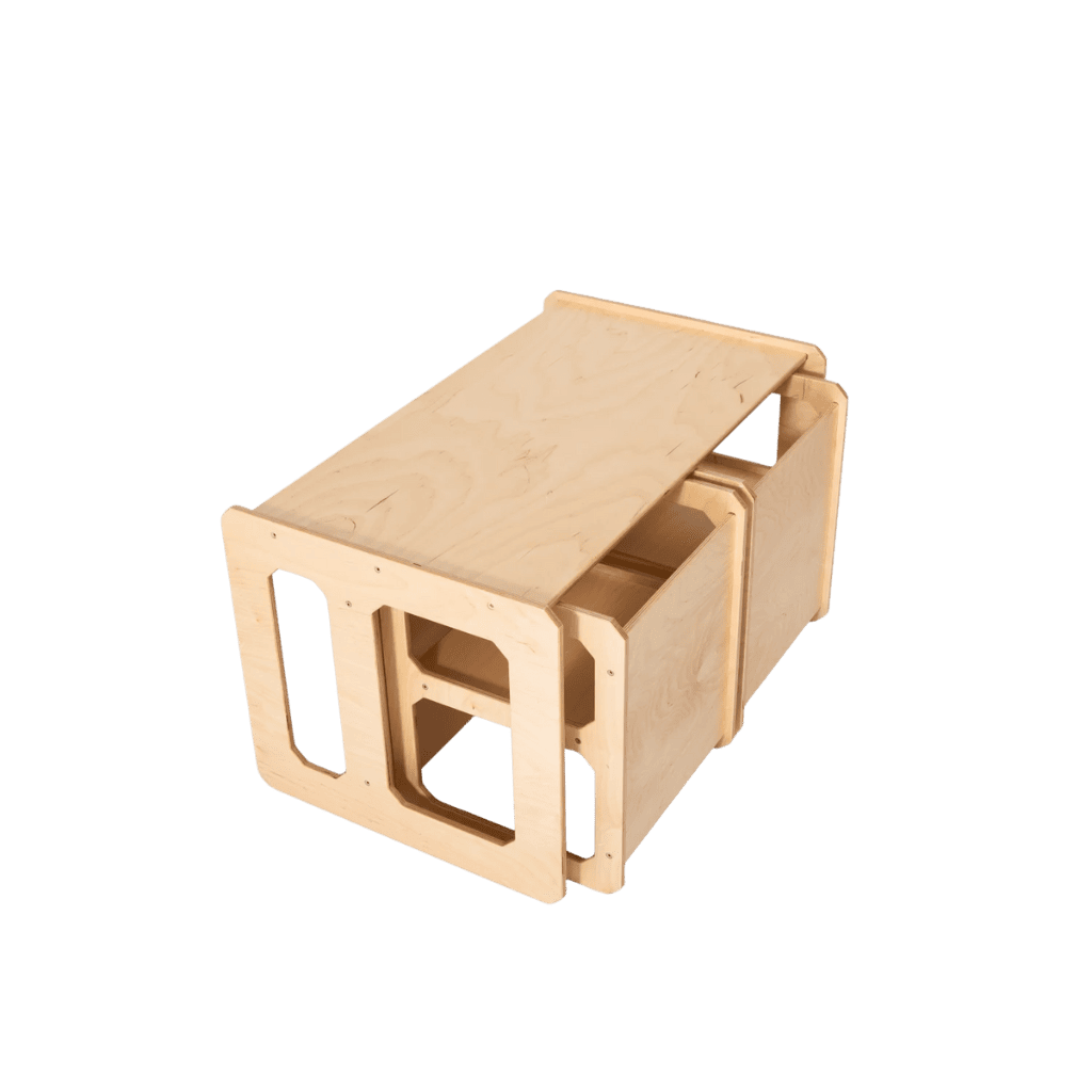 Ensemble Table et Chaises de Sevrage Montessori - 2 Chaises