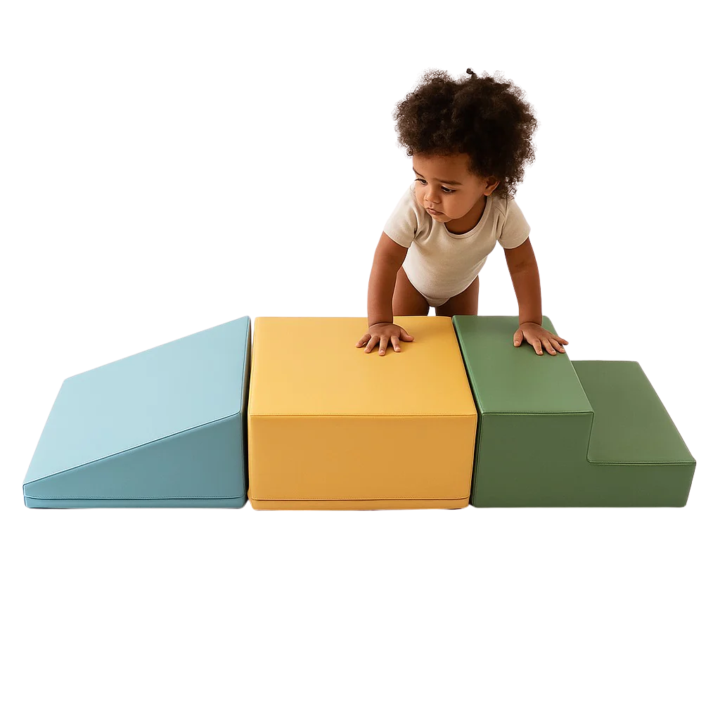 Ensemble de 3 Blocs de Mousse Soft Play - Pastel Turquoise